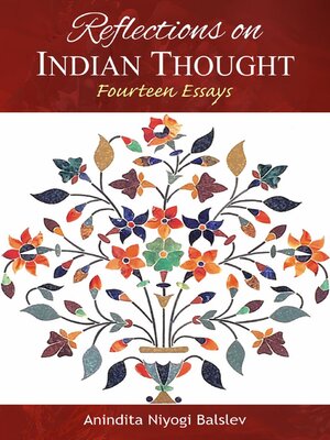 cover image of Reflections on Indian Thought